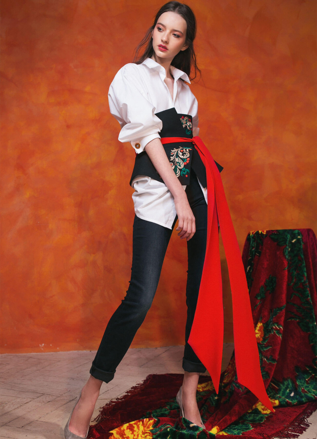 Corset belt Vatra black