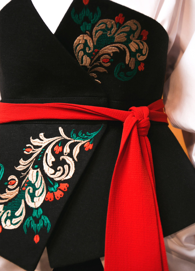 Corset belt Vatra black