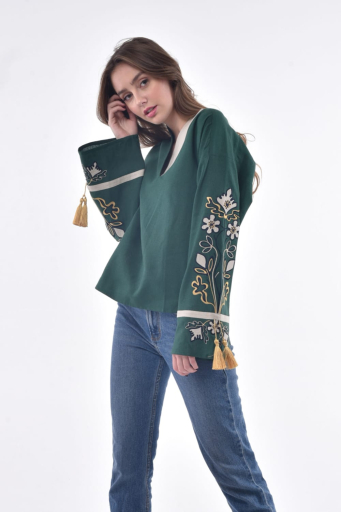 Blouse embroidered...
