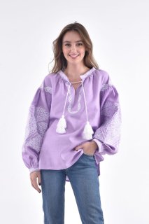 Vyshyvanka pour femme « Morozets » Lavande par 2KOLYORY