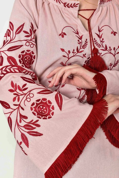 Vyshyvanka pour femme « Chumatsky Shlyakh » poudre de 2KOLYORY