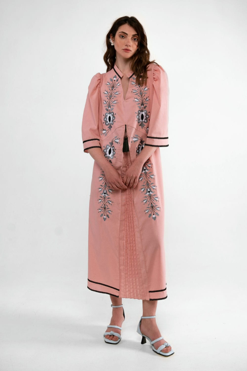 Embroidered store womens dress