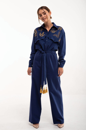 Jumpsuit with embroidery...
