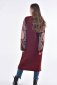 Кардиган в'язаний "Шипшина" бордо – елегантний і насичений вибір для стильного образу.