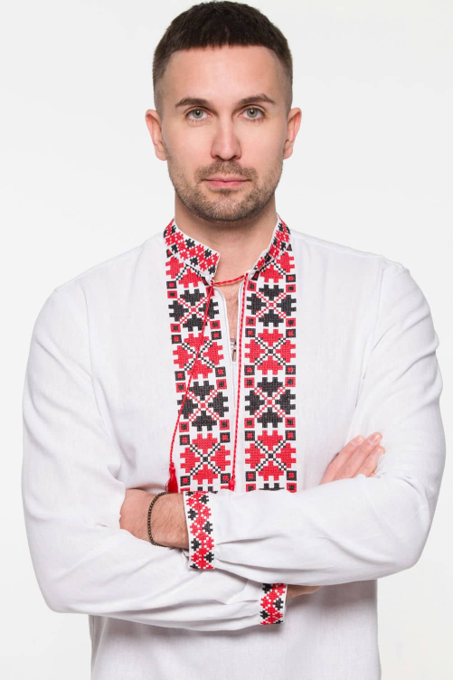 Paired embroidery "Kviti zori" - harmony and tenderness of the Ukrainian style.