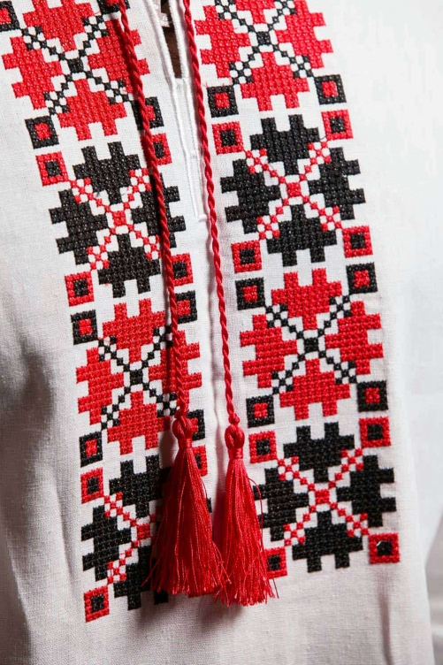 Paired embroidery "Kviti zori" - harmony and tenderness of the Ukrainian style.