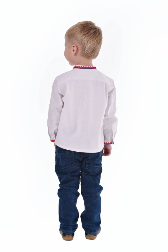 Embroidered patch for boys "Romby kosach" - a combination of traditional ornament and modern style.