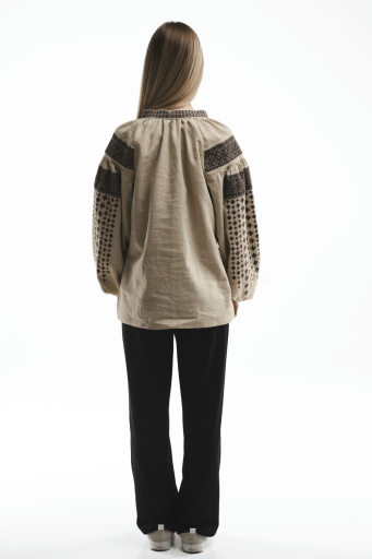 Women's embroidery Tomashpil gray