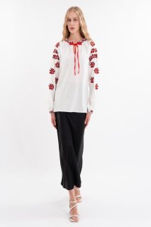 Women embroidery shirt Kvity Karpat