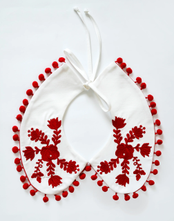 Embroidered Collar "Red Rose" – 2KOLYORY