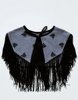 Embroidered Cape Collar "Black Star" – 2KOLYORY