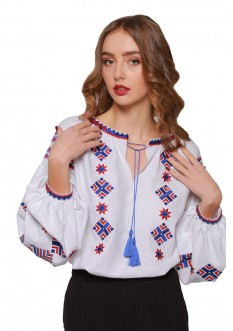 ladies Ukrainian embroidered traditional blouse or dress for girls vyshyvanka 