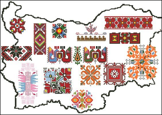 Значення «дерево життя» для вишиванки у Болгарії