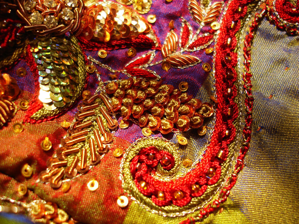 Embroidery in the Indian style