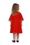 Дитяча сукня вишиванка «Веснянка» бордо