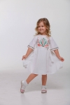 Дитяча сукня вишиванка «Пробудження» біла