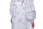 Embroidered dress Gromovytsya white