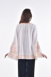 Blouse embroidered Knyajna milky