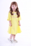 Дитяча сукня вишиванка "Невісточка" жовта
