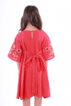 Детское платье вышиванка  “Znahidka” красное