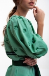Сукня вишита Леля зелена