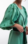 Сукня вишита Леля зелена